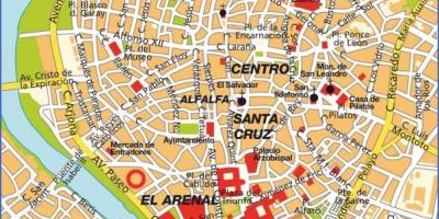 Sevillako toki mapa
